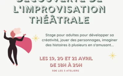 Un stage pour les adultes en avril 2023